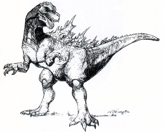 File:Concept Art - Godzilla vs. Destoroyah - Godzilla Junior 2.png