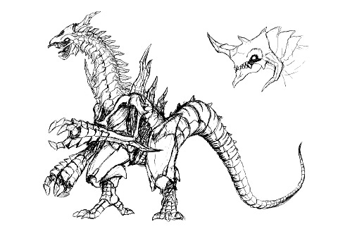 File:Concept Art - Godzilla 2000 Millennium - Orga 15.png