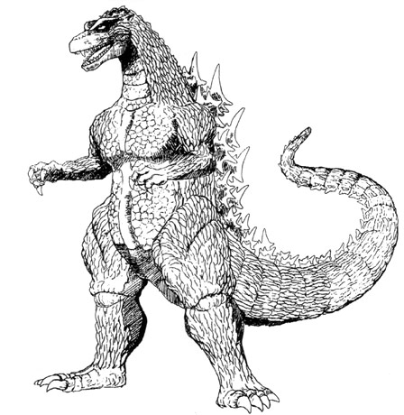 File:Concept Art - Godzilla vs. Destoroyah - Godzilla Junior 3.png