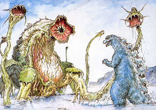 File:Concept Art - Godzilla vs. Biollante - Godzilla vs. Biollante 2.png