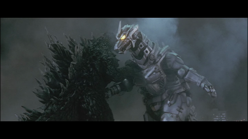 File:GMMG - Kiryu stabbing his Drill Hand onto Godzilla.png