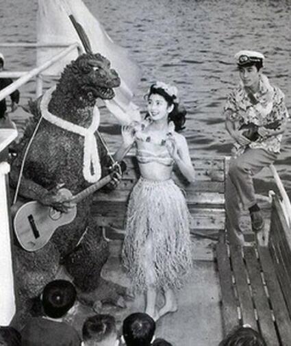 File:History In Pictures - Godzilla Cast Has Party After Finishing Filming (1954).jpg