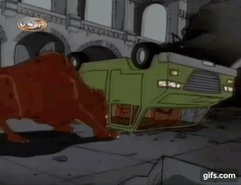File:Giant Mutant Rat Clawing a Van.gif
