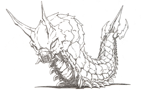 File:Concept Art - Godzilla vs. Mothra - Battra Larva 4.png