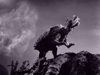 File:Godzilla Raids Again - Anguirus clay model.jpg