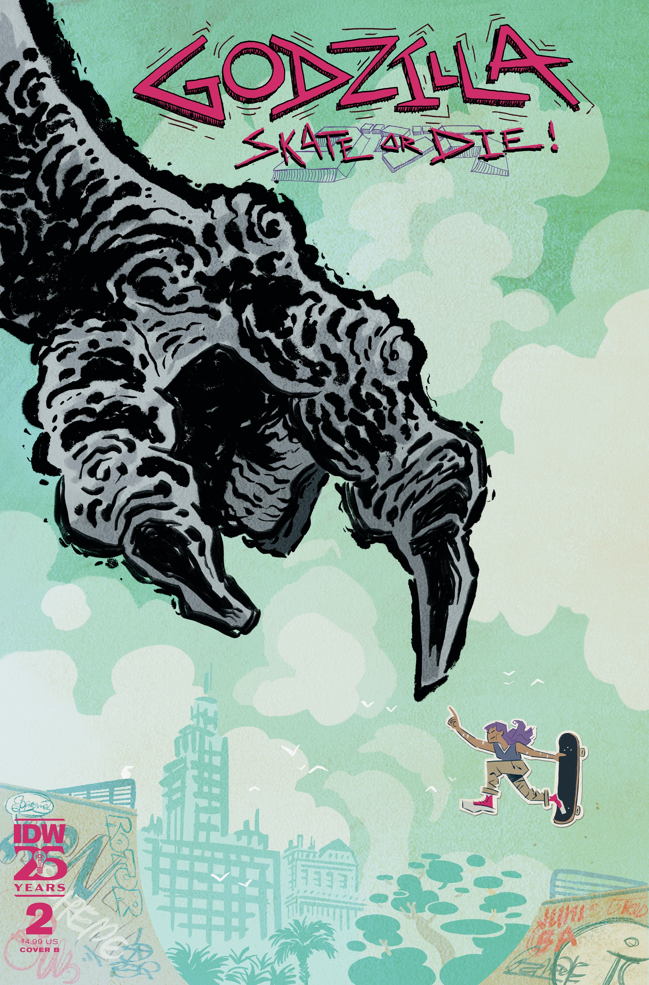 Godzilla: Skate Or Die #2 