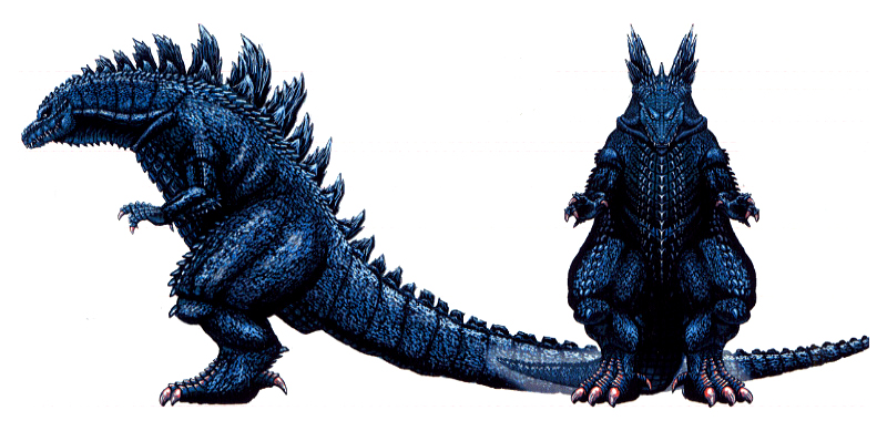 File:Concept Art - Godzilla 2000 Millennium - Godzilla 32.png