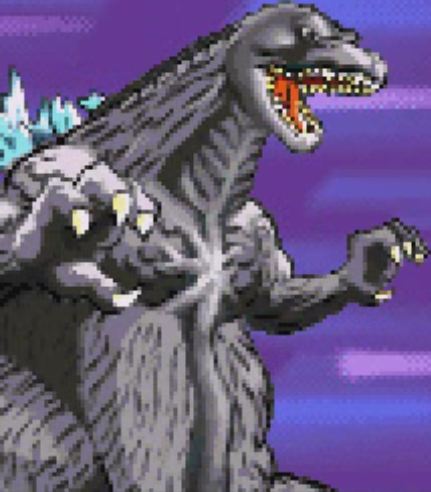 File:Gojira Kaiju Dairantou Advance - Battle Sprites - Godzilla.png