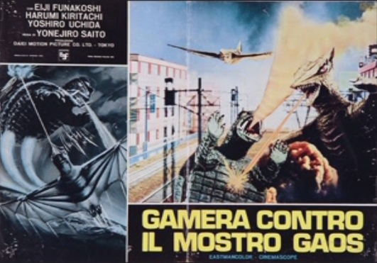 File:Gamera - 3 - vs Gyaos - 99999 - 1 - Italian Poster.png