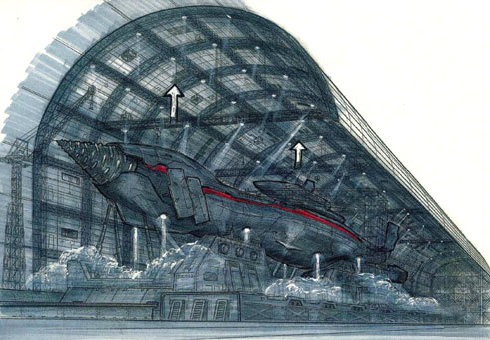 File:Concept Art - Godzilla Final Wars - Gotengo Docking Bay 4.png