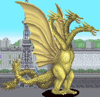 File:Godzilla Arcade Game - King Ghidora.png
