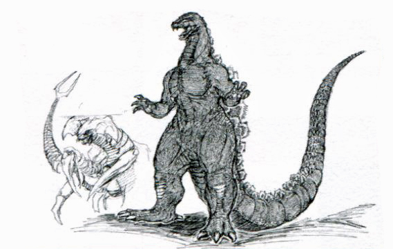 File:Concept Art - Godzilla vs. Destoroyah - Godzilla Junior 4.png