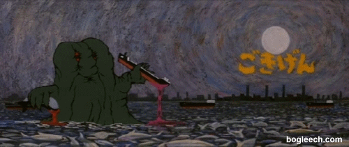 File:Hedorah drinking oil from a ship.gif