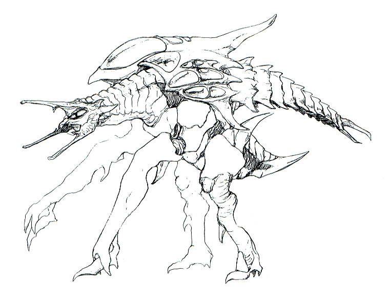 File:Concept Art - Godzilla 2000 Millennium - Orga 49.png