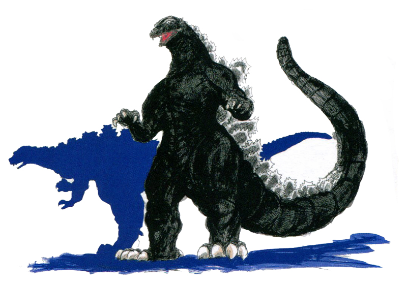 File:Concept Art - Godzilla vs. Destoroyah - Godzilla Junior 13.png