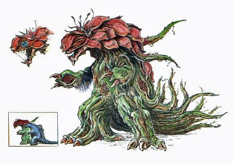 File:Concept Art - Godzilla vs. Biollante - Biollante 15.png