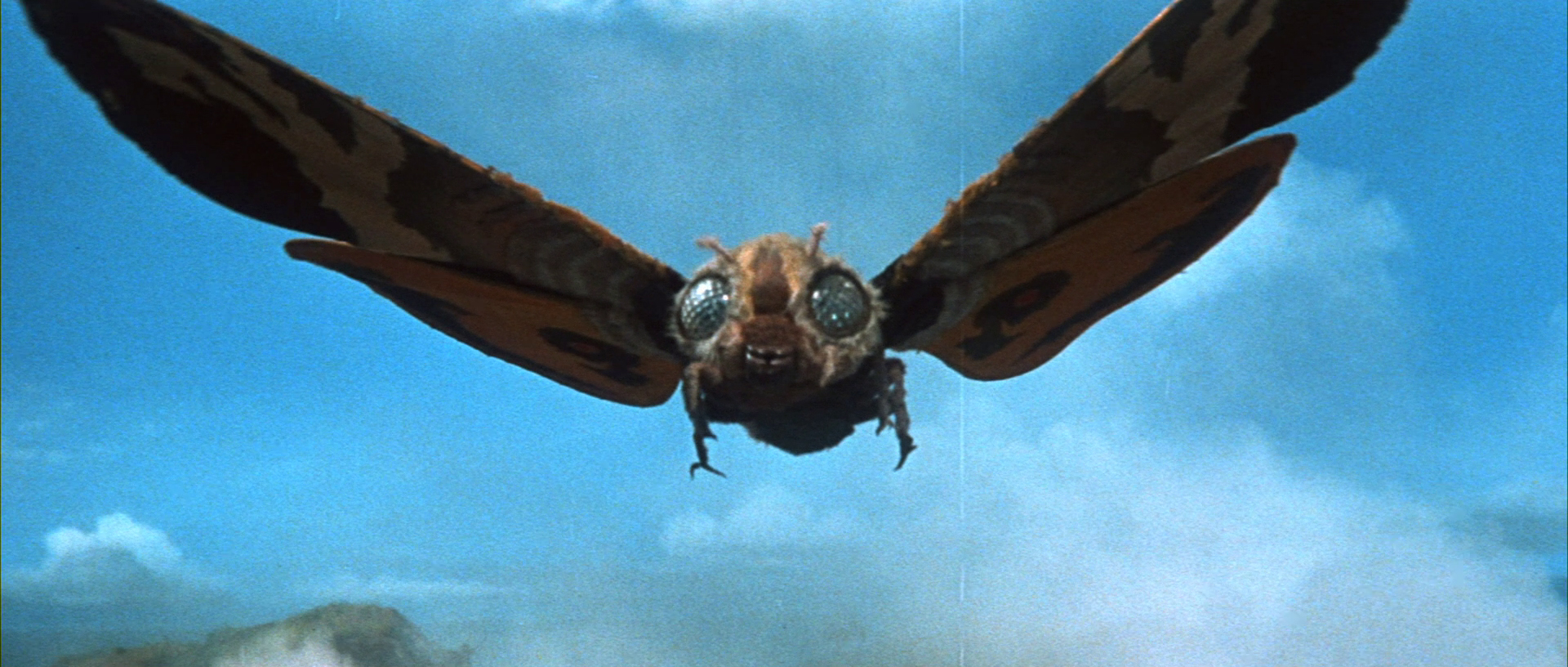 Mothra imago in Ebirah, Horror of the Deep