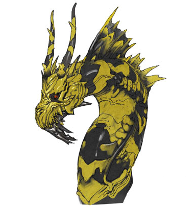 File:Concept Art - Godzilla Final Wars - Keizer Ghidorah Head Middle.png