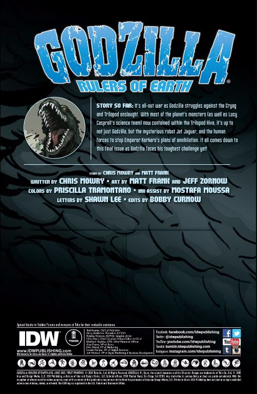 JUL130325 - GODZILLA RULERS OF THE EARTH #4 - Previews World