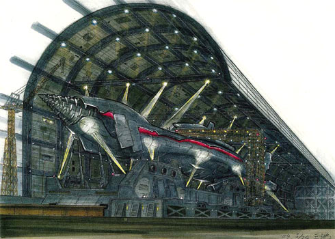 File:Concept Art - Godzilla Final Wars - Gotengo Docking Bay 3.png