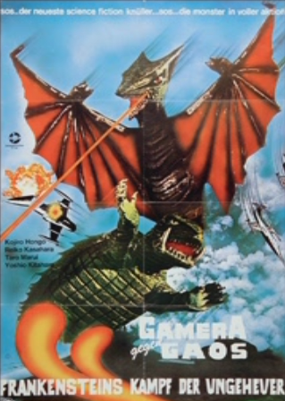 File:Gamera - 3 - vs Gyaos - 99999 - 7 - German Poster Frankenstein Strikes Again.png