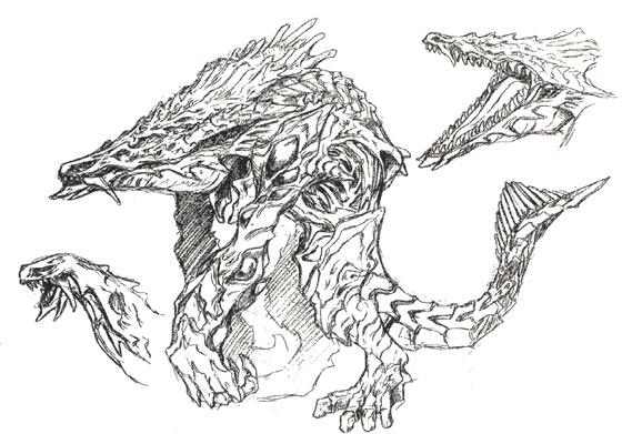 File:Concept Art - Godzilla 2000 Millennium - Orga 2.png