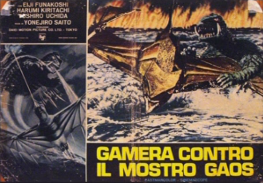 File:Gamera - 3 - vs Gyaos - 99999 - 4 - Italian Poster.png