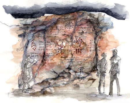 File:Concept Art - Godzilla Final Wars - Shobijin Cave 1.png