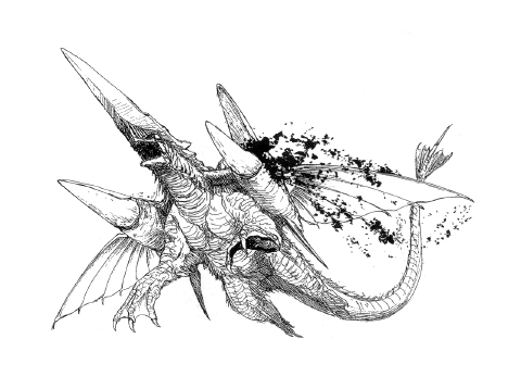 File:Concept Art - Rebirth of Mothra 2 - Dagahra 10.png
