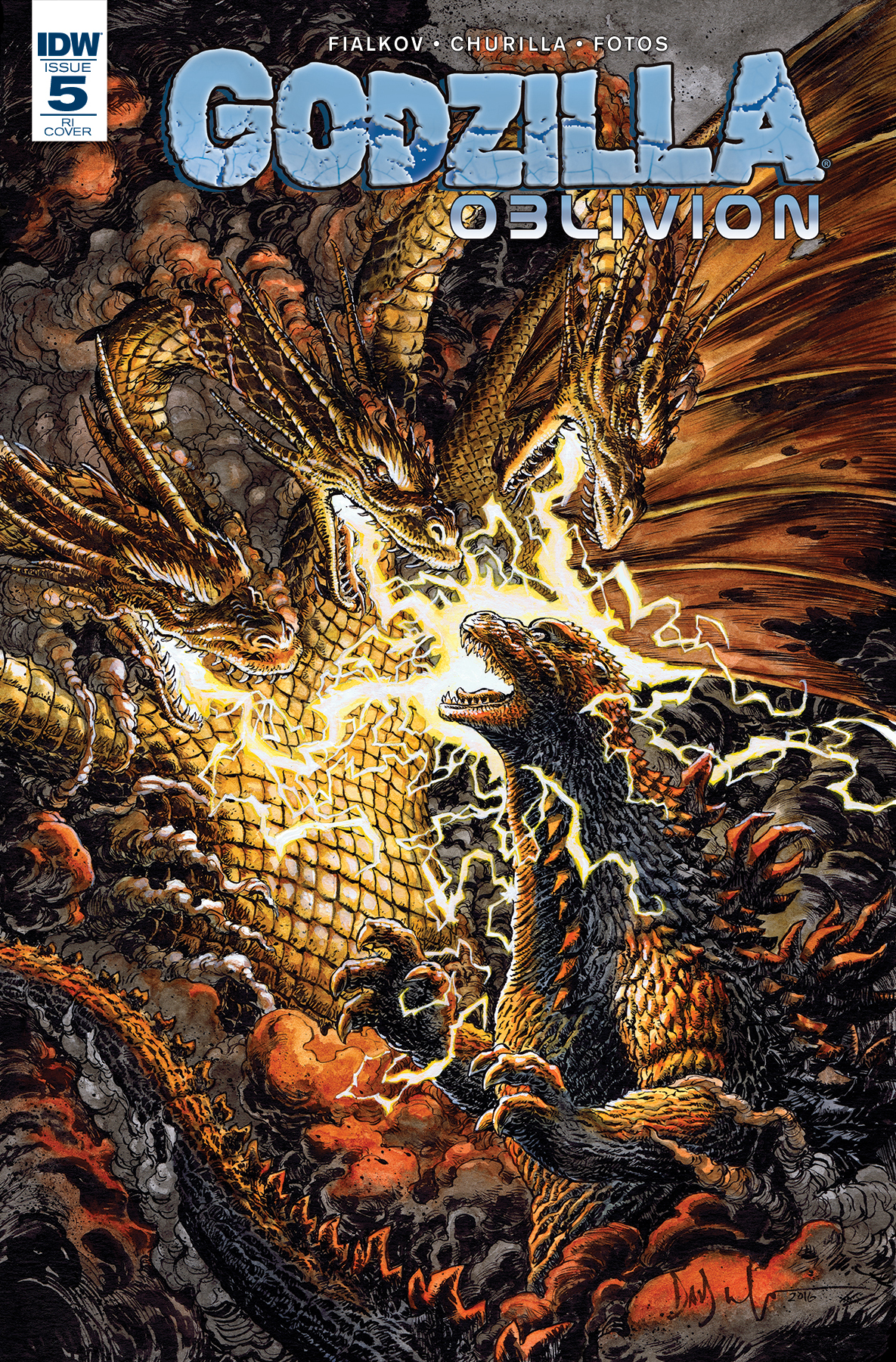 Godzilla - Here There Be Dragons #3 (Cover C - Tyler Kirkham Full