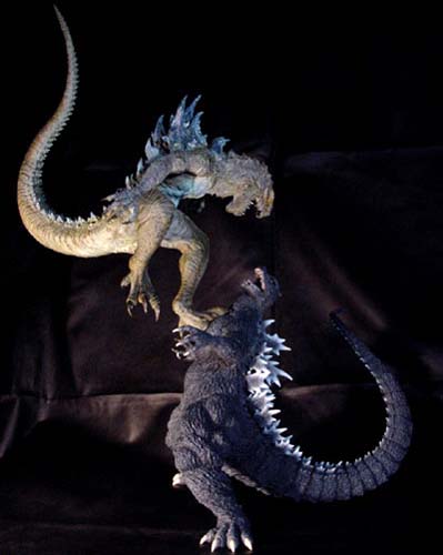 File:Godzilla 2005 vs Zilla 1998 By T-Facto.jpg