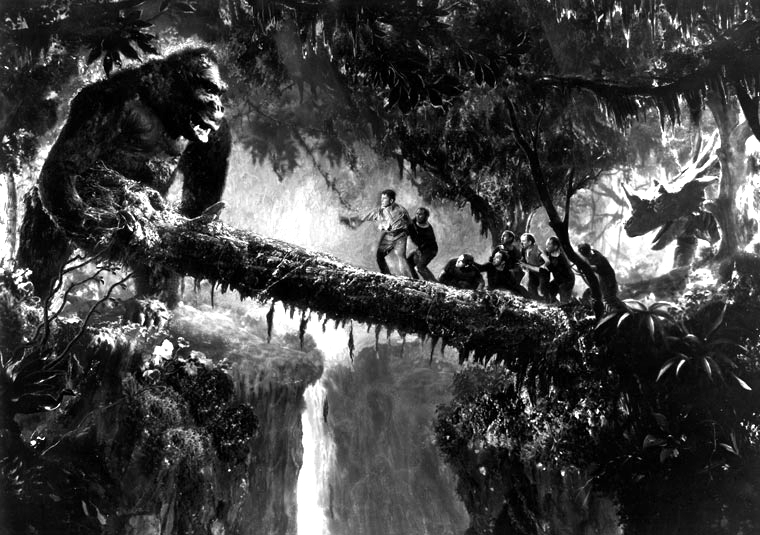 File:King Kong 1933 Log Bridge Production Pic.jpg