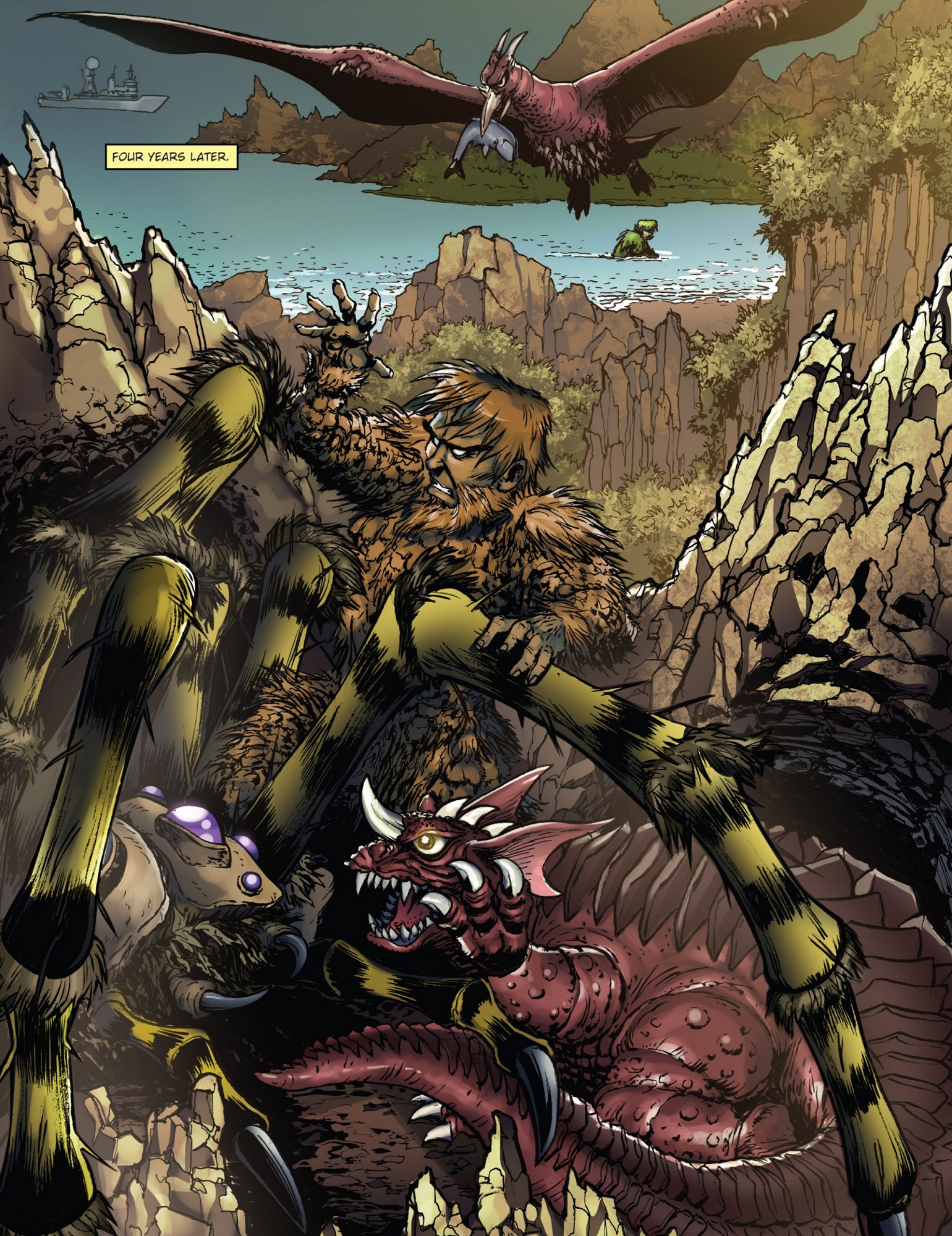 Beware the Maritime Menaces of Monster Island in Godzilla: Here There – IDW  Publishing