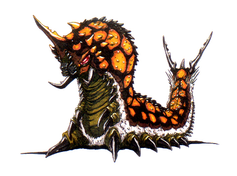 File:Concept Art - Godzilla vs. Mothra - Battra Larva 9.png