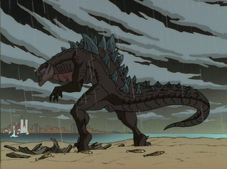 Juvenile Godzilla in "New Family: Part 1"